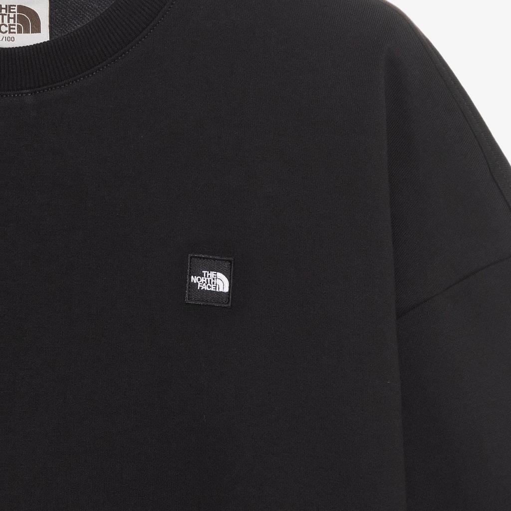 The North Face Logo Loose Fit Long Sleeve Sweatshirt Unisex sweatshirt Black NM5MR01J