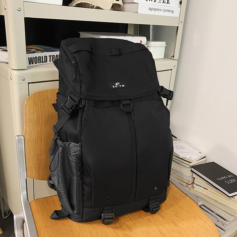 Рюкзак Мужской Премиум Sense Рюкзак Большой Вместимости Мужская Дорожная Сумка Туристический Рюкзак для Походов Женский 20-35L чёрный