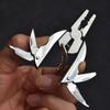 Portable Multifunction Folding Plier Stainless Steel Foldaway Knife Keychain Screwdriver Outdoor Mini Turtle Back Pliers