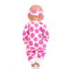 Children's 18-Inch Doll Dress-Up Onesie with Zipper and Accessories