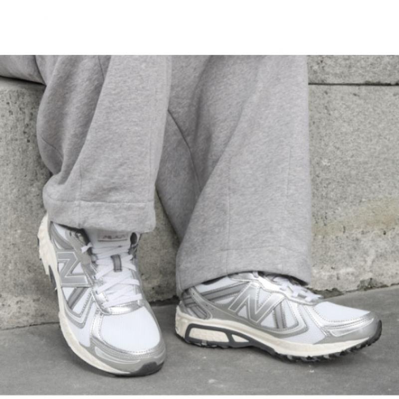 New Balance 410 Unisex Running Shoes 2e Silver Mt410km5