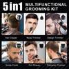 Multi-functional 5-in-1 Electric Hair Clipper & Trimmer Set for Home Use
