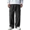 Men's Vintage Corduroy Pants with Vertical Stripes, Loose Fit Straight Leg Casual Work Trousers