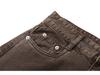 Spring 2026 Women's Mocha Brown Wide Leg Crooked Jeans