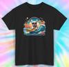 French Bulldog Surfing T-Shirt | Summer Beach Dog Tee S-5XL