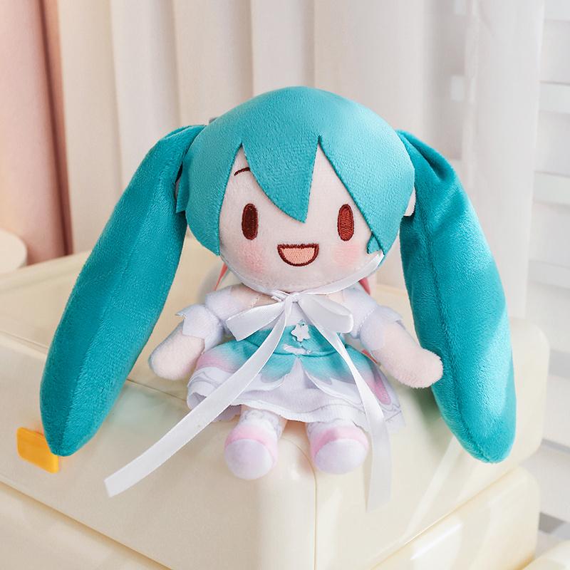 Rozkošná plyšová panenka Hatsune Miku Fufu Dárky Narozeninové dárky Roztomilá panenka Dárky pro přítelkyni Plyšová holka Dárek