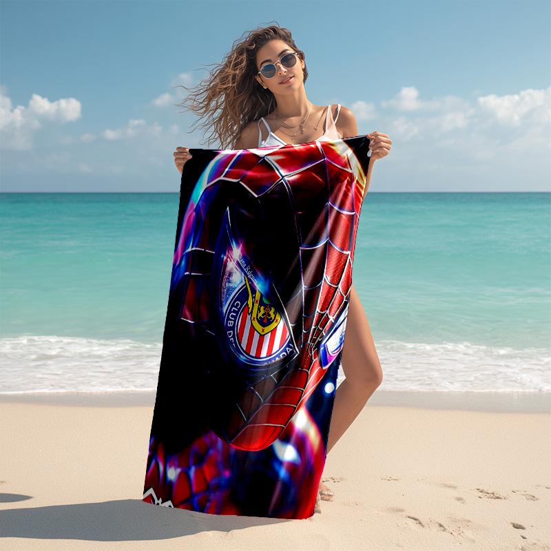 1pc Spiderman Shakti Emblem Cartoon Quick Dry Microfiber Bath Towel for Swimming Surfing Camping Unisex Holiday. SJT7201140