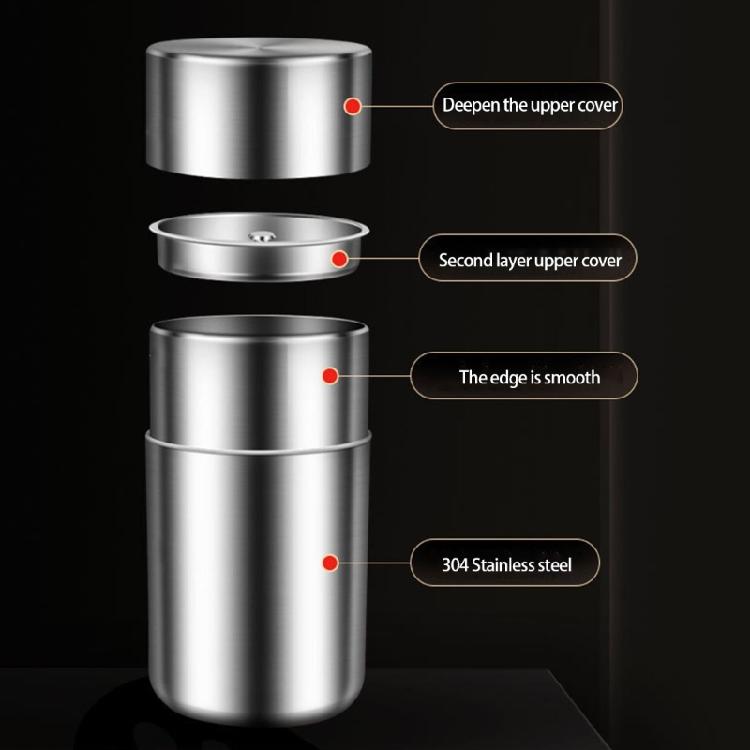 Stainless Steel Coffee Bean Canister With Leak Proof Seal For Storing Teas Nut Spices Camping Hiking Kitchen Essential