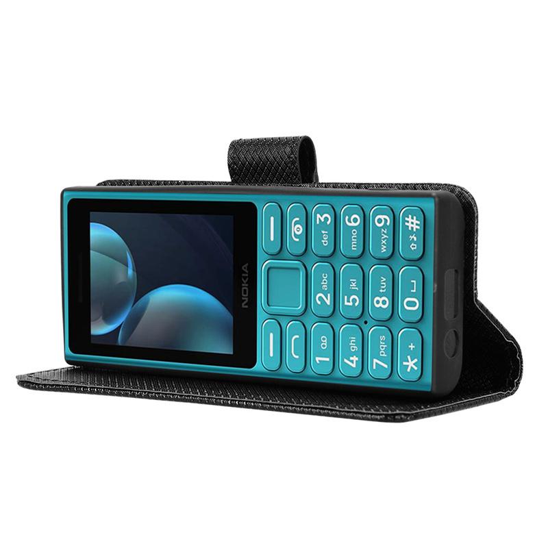 For HMD 105 4G Cover Flip Diamond Wallet Case Anti drop Stand Protection Case for Nokia 108 4G 2026 Phone Case