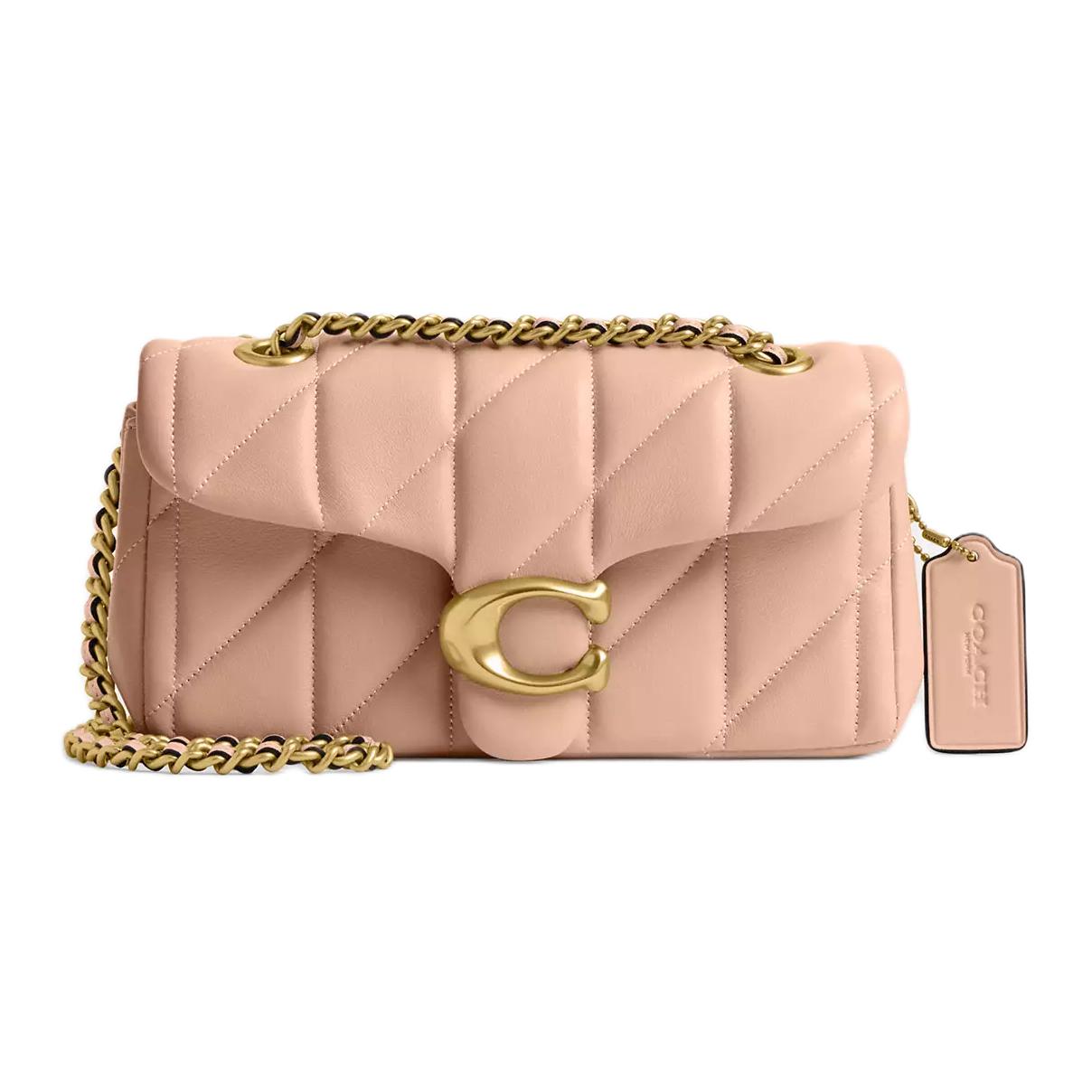 

Coach Tabby 20 Quilted Diamond Pattern Nappa Leather Pillow Bag Women Shoulder Bag Light-Pink CP149-B4CRM Basic Set (Bag+Dust Bag)