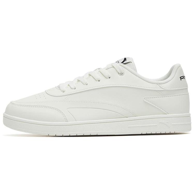 New Anta Slip Resistant, Abrasion Resistant, Lightweight Low Top Skateboard Shoes Men's White 912358031-1