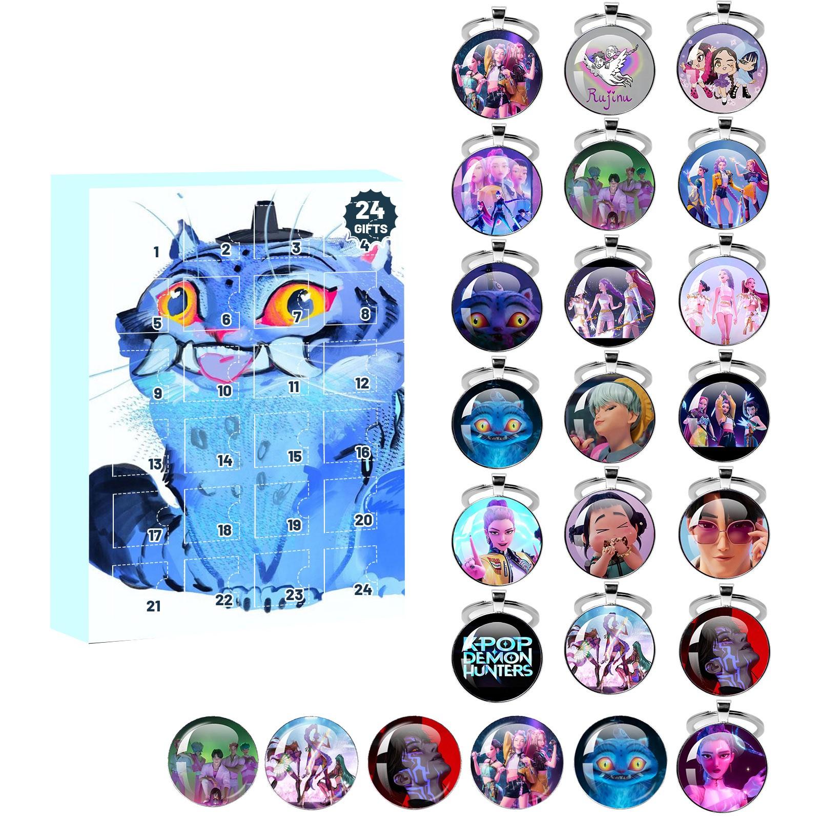 

Календарь ожидания ребенка включает 24 подарка, календарь ожидания ужасов, календарь обратного отсчета и игрушки-сюрпризы One Size