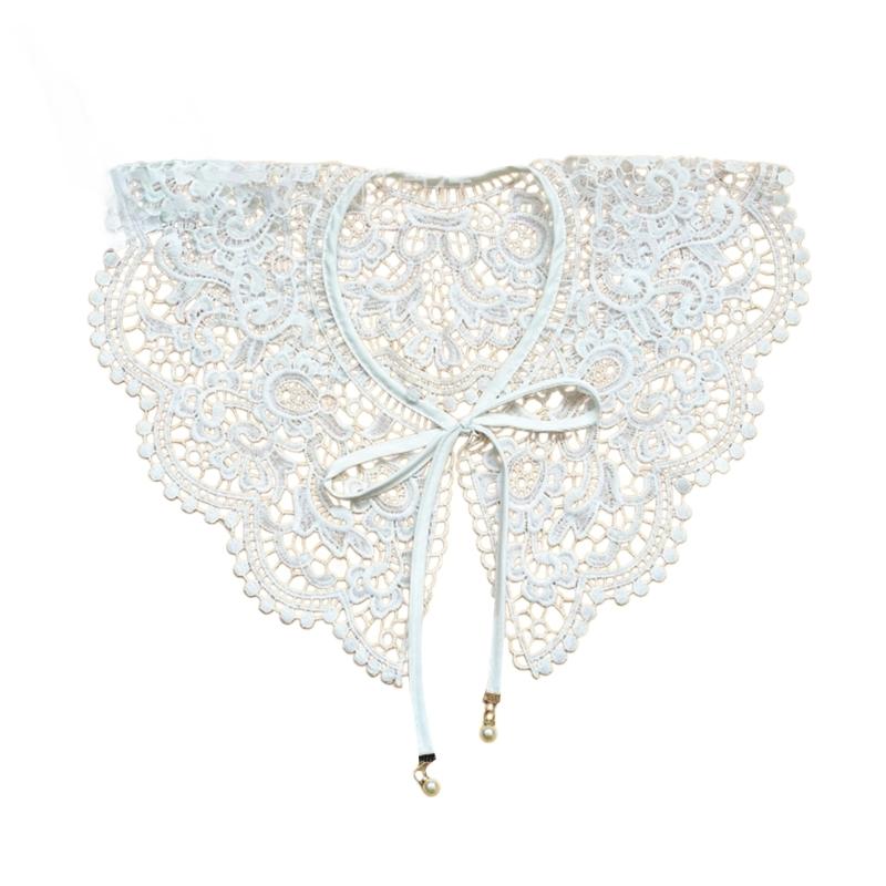 Faux Col Femme Faux Col Dickey Col Col Amovible pour robe Col Brodé Col en Dentelle Col de Pull