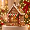 Wild Bird Feeding Display with Christmas Character, Hanging Outdoor Food Station for Garden, Yard, and Porch Use