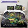 3pcs TMNT Cover Set - Personalized Name, HD Printed Bedding with 1 Cover and 2 Pillowcases - Perfect for Home Decor, Easy Care