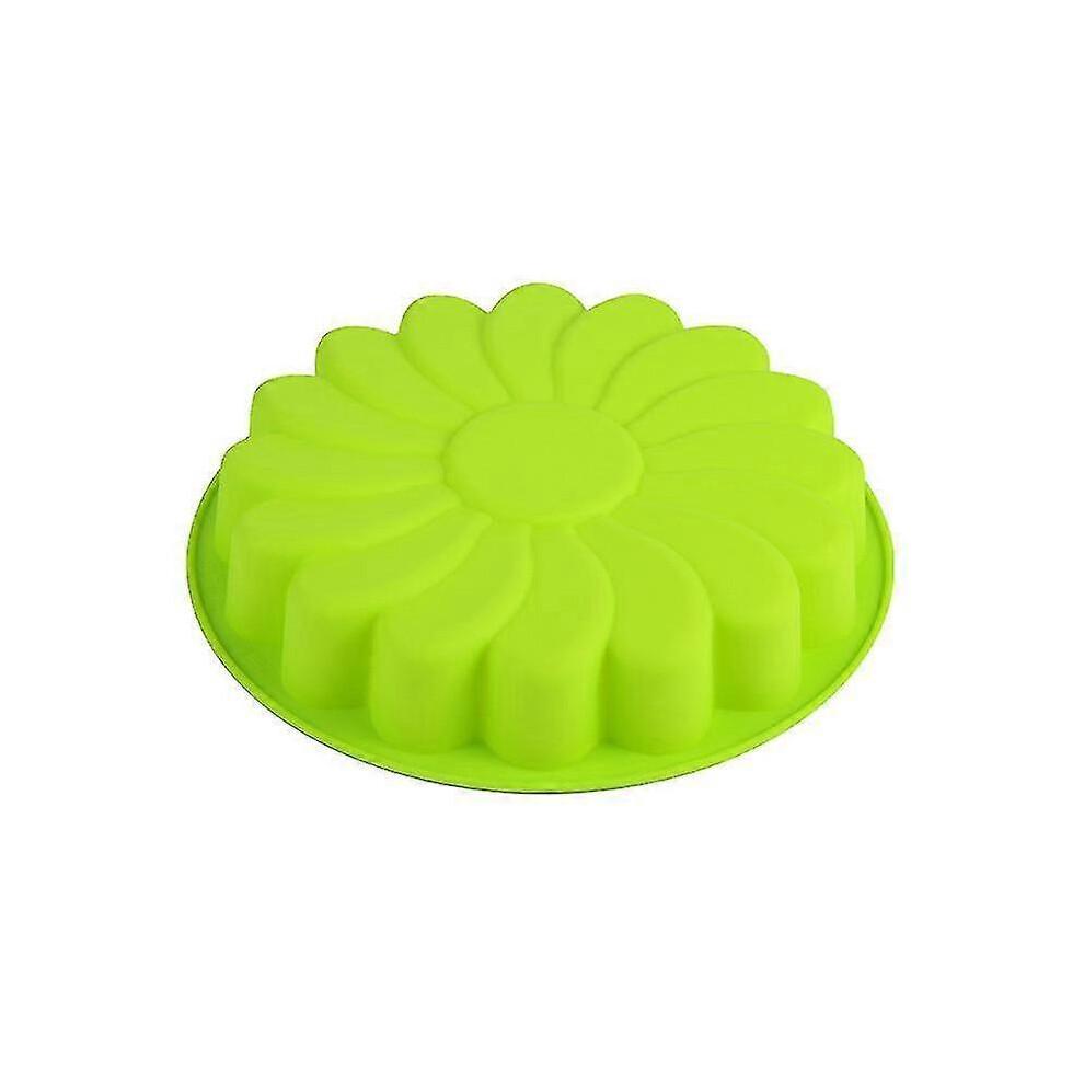 Silicone Baking Cake Mould, Non-stick Cake Pan Silicone Cake Tins, Nonstick & Quick Release Sunflower Baking 1pc