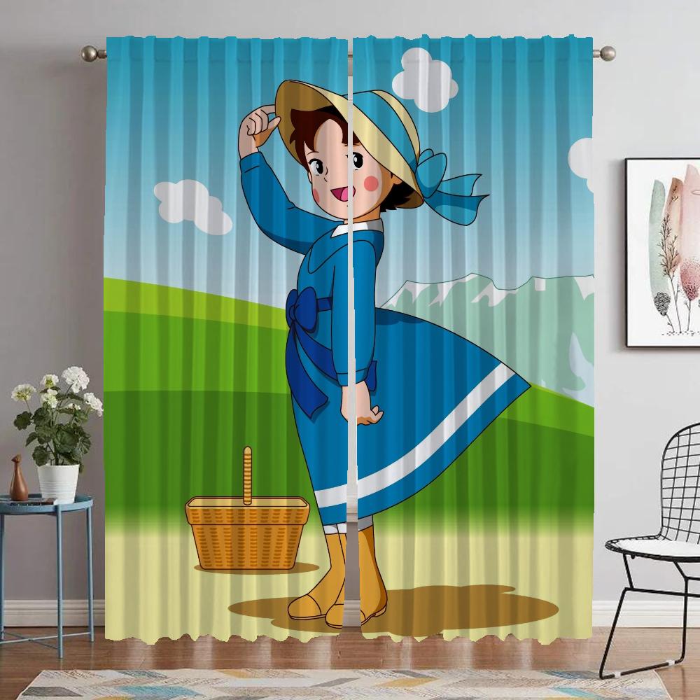 

Шторы Heidi Friend для гостиной Шторы для комнаты 2-панельные Шторы для домашнего интерьера Оттенки Разделение Украшения на Хэллоуин W50xH70cmx2pcs-CL