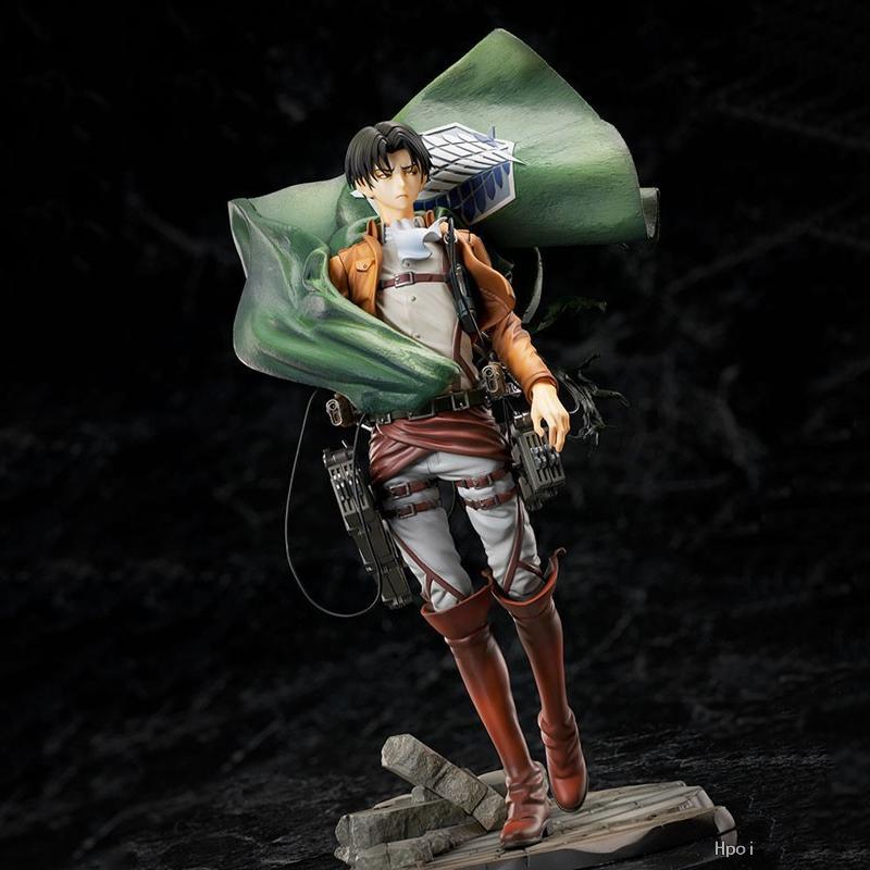 26CM Anime Statue Attack on Titan Standing PVC Figure Levi Collection Model Toy Gifts