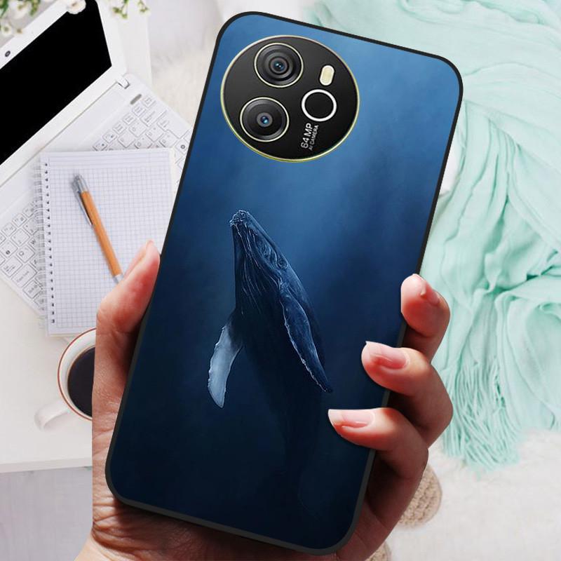 For Blackview SHARK 8 Case Black Cover Lion Wolf Silicone Soft Back Cases For Blackview SHARK 8 Phone Case SHARK8 Protective