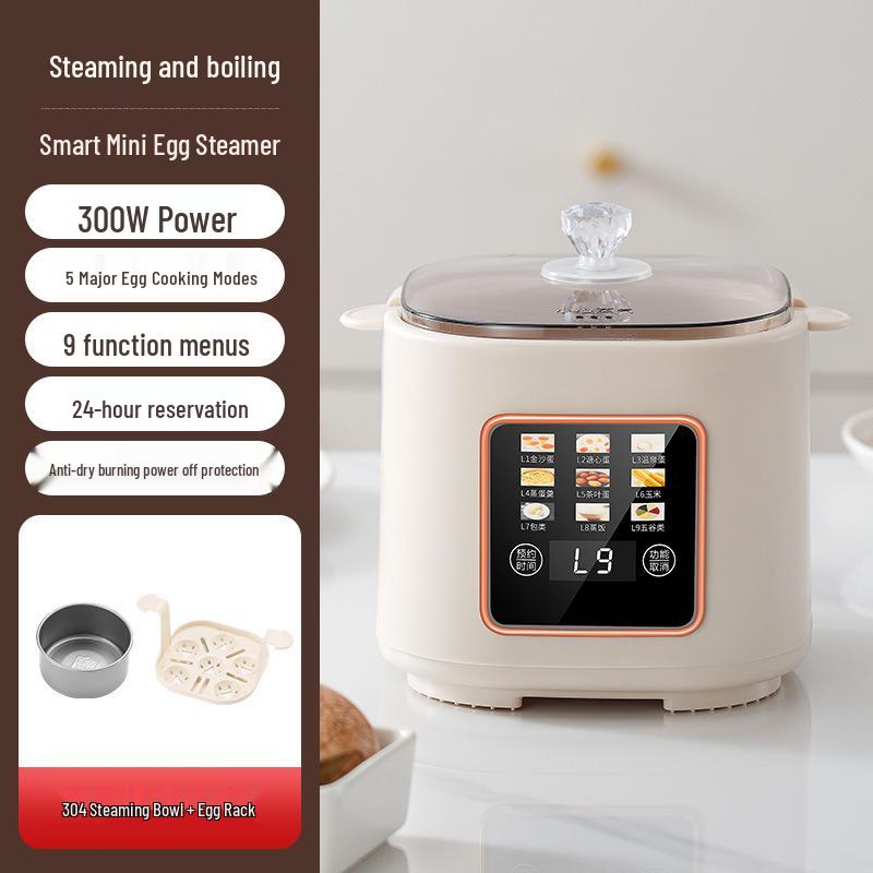 Multi-Functional Mini Egg Cooker for Breakfast, Steamed Egg Cooker 110V, USA, Japan, Taiwan, Canada 220V