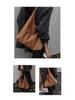 Women's Retro Velvet Shoulder Bag 2025: Large Capacity Autumn/Winter Tote, Bucket-Style Commute Bag