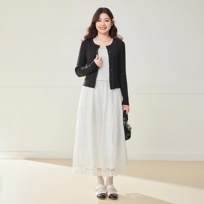 IEF Women's French Style Plus Size Knit Cardigan