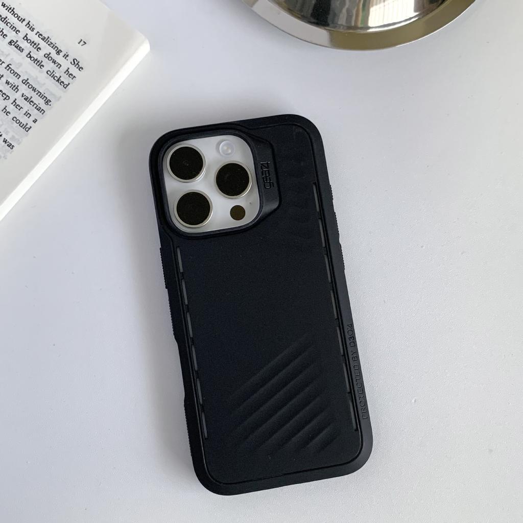 Applicable To Apple 16PROMAX Breathable Hole Magnetic Suction Phone Case Cooling IPhone 15 Simple Anti-fall 14 Protective Case