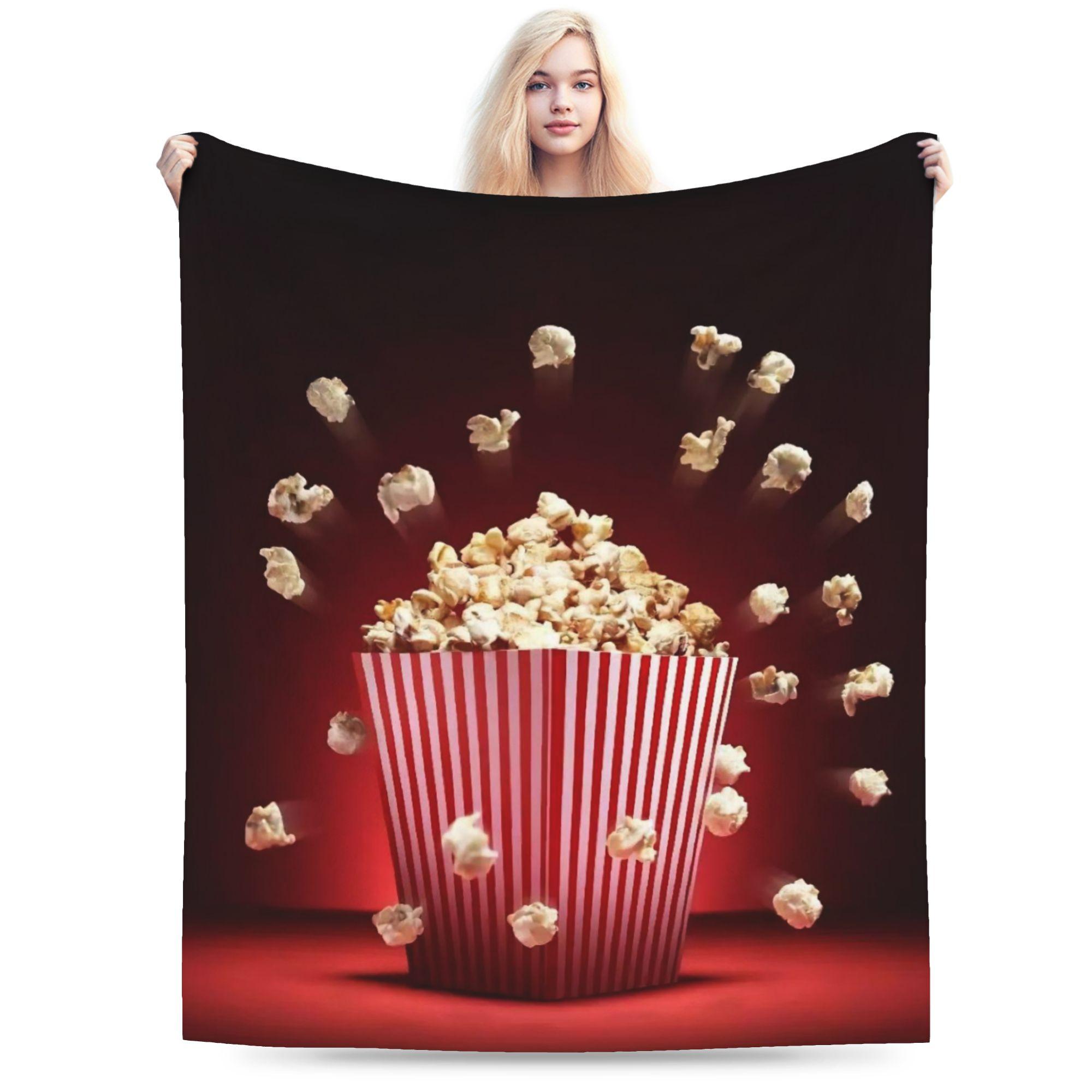 Popcorn  Merch Blanket Lightweight Warm Cooking Working Grilling Baking Crafting Throw Blankets for Sofa Throws And Blankets 75x100cm