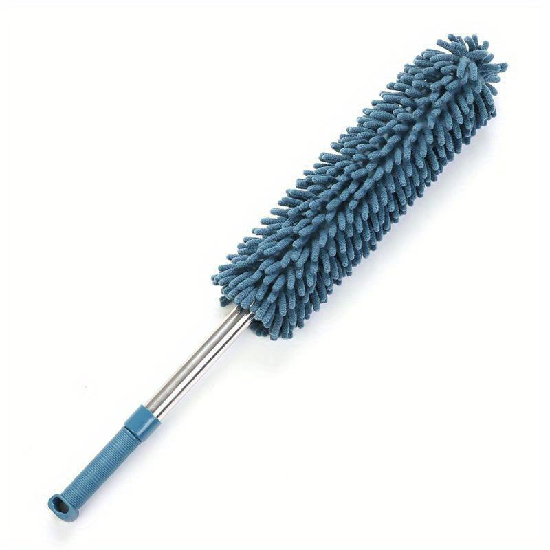 Extendable Dusting Broom - Heavy-Duty Cleaning with Non-Shedding Head, Telescopic Handle, for Floors, Furniture, Ceiling, Hard-to-Reach Areas