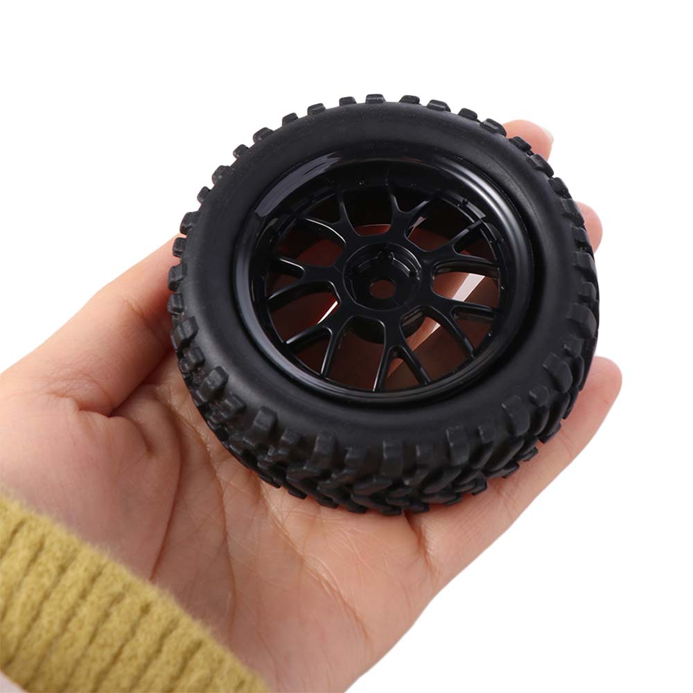 Rubber Rally RC Car Wheel 124019 MN90 Climbing Car Wheel Rim Children 75mm Tires Wheel  Kids Toy