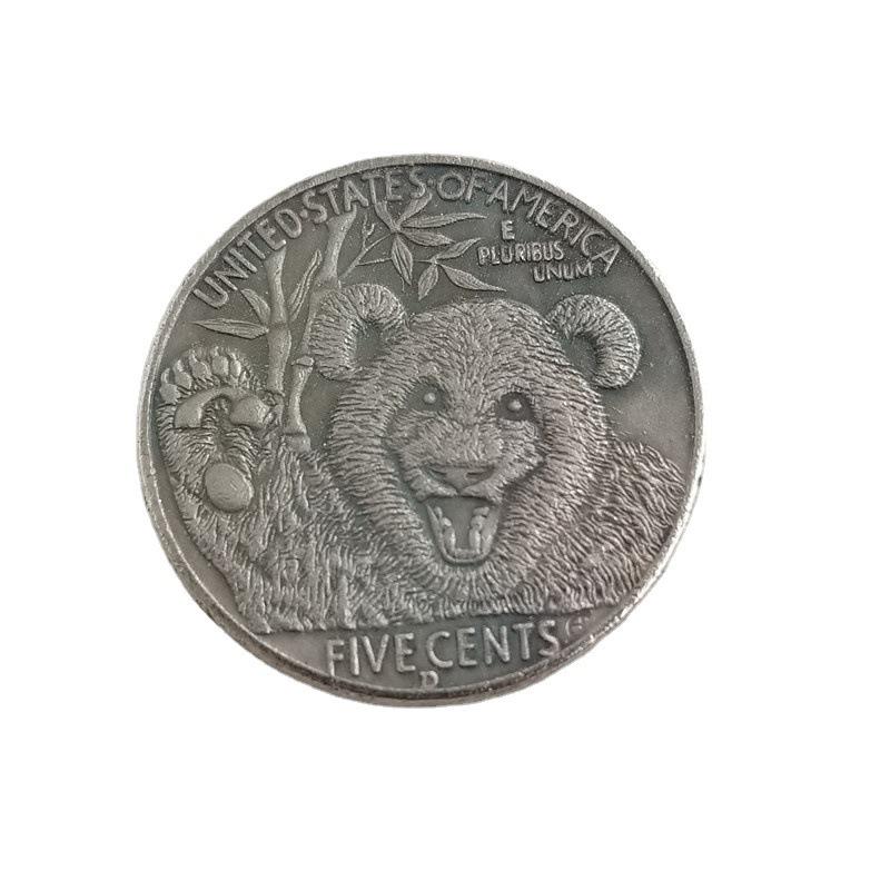 

1913 Wanderer Coin, Panda Coin, Brass Material, Antique Crafts