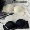 Summer New Seamless Small Breasts Comic Bra Removable Shoulder Strap Non-Slip Bra Non-Underwire Anti-Sag Underwear