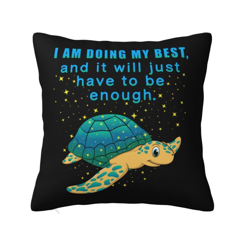 Ocean Sea Turtle Cushion Cover X Cm Polyester Velvet Throw Pillow Case For Sofa Chair Decoration Bedding Pillowcase