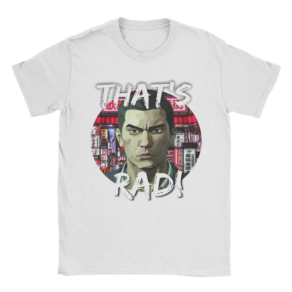 Mens Kiryu Thats rad Yakuza T Shirts 100 Cotton Tops Hipster Short Sleeve Crew Neck Tees Printed TShirt