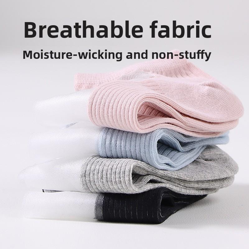 10 Pairs Socks for Women Spring Summer Thin Draw Pattern Glass Silk Boat Socks Light Breathable Crystal Silk Boat Socks for Women