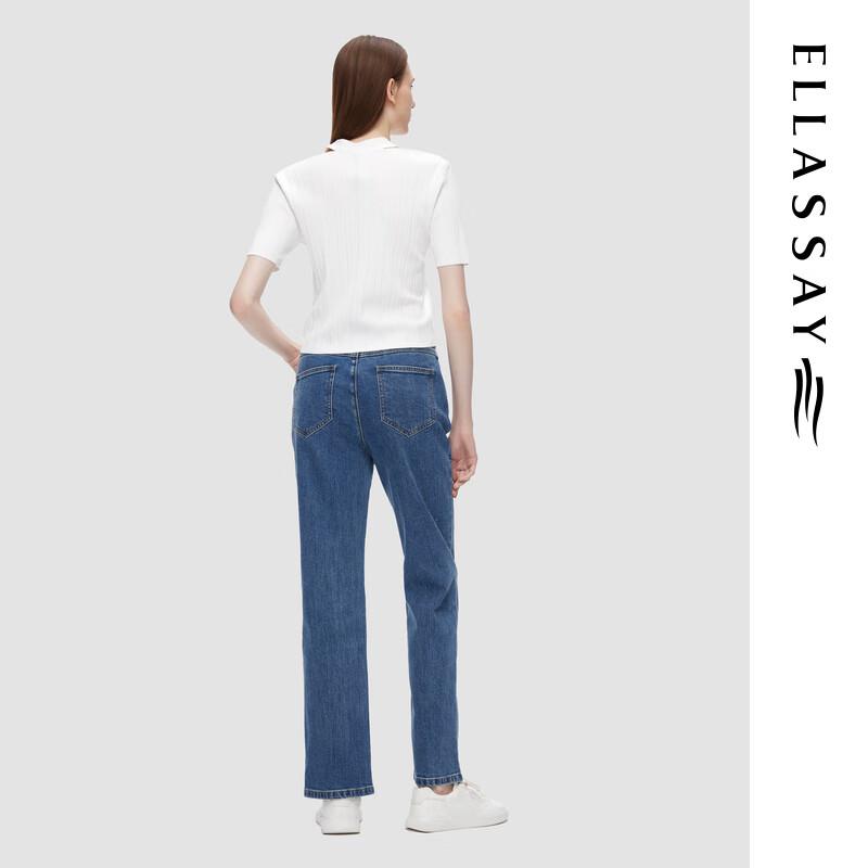 ELLASSAY Women's Slim Fit V-Neck Halter Knit Top