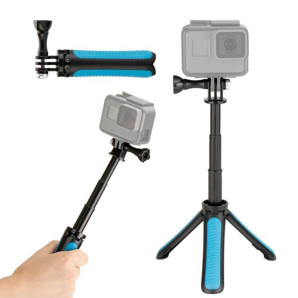 2 in 1 Mini Handheld SelfPole Tripod Monopod Stick Mount fits For