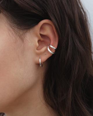 Anotherlayer Two Layer Earcuff (Silver925)