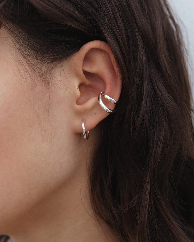 Anotherlayer Two Layer Earcuff (Silver925)