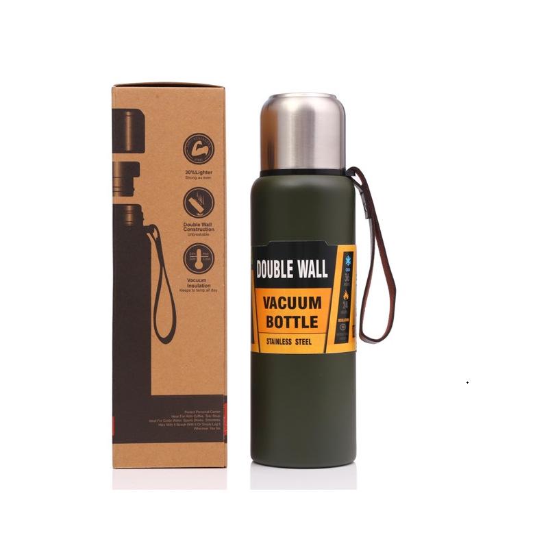 1.5L Russian 304 Stainless Steel Insulated Kettle with Dual Lids for Tea and Water Separation