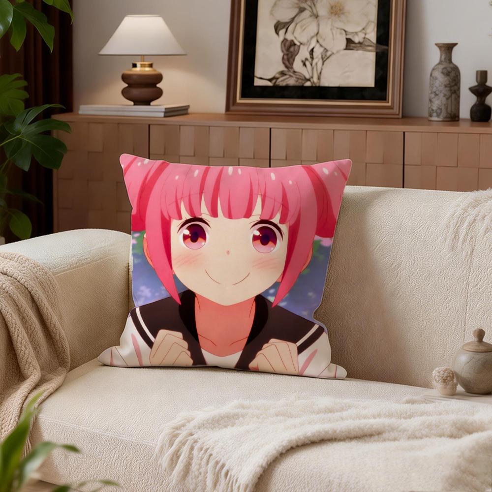 Romance Tsuredure Children Cushion Cover Cushion Cover Set 4Pcs 50x50 45x45 40x40 Pillowcase Decorative Sofa Home Decor