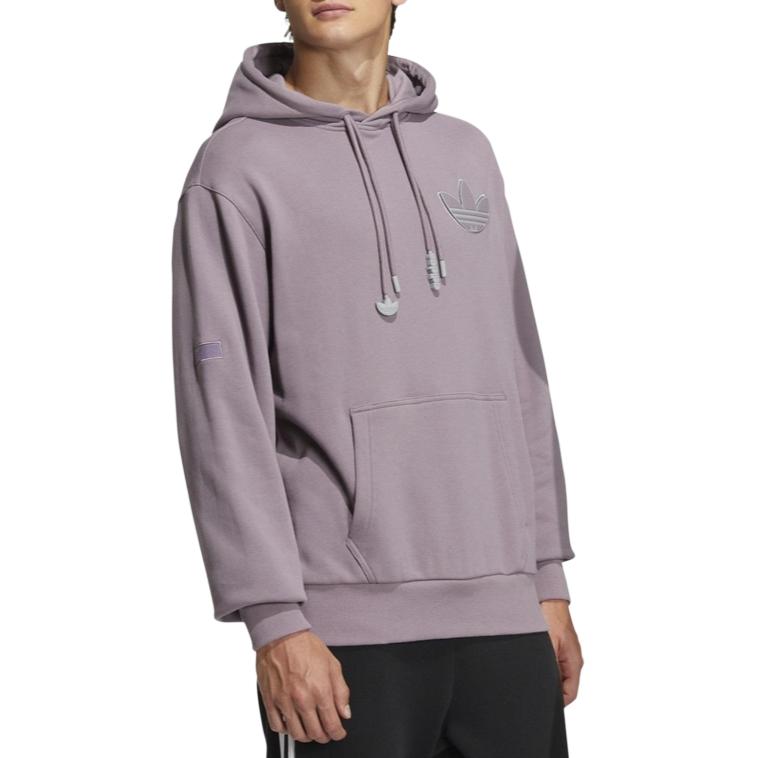 Adidas Originals Sweatshirts Men's Violet Hooded Moderate Regular HS2000-