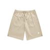 Fila Fusion Logo Print Knitted Straight Casual Shorts Unisex Shorts Light-Beige Brown T11U423603FBG