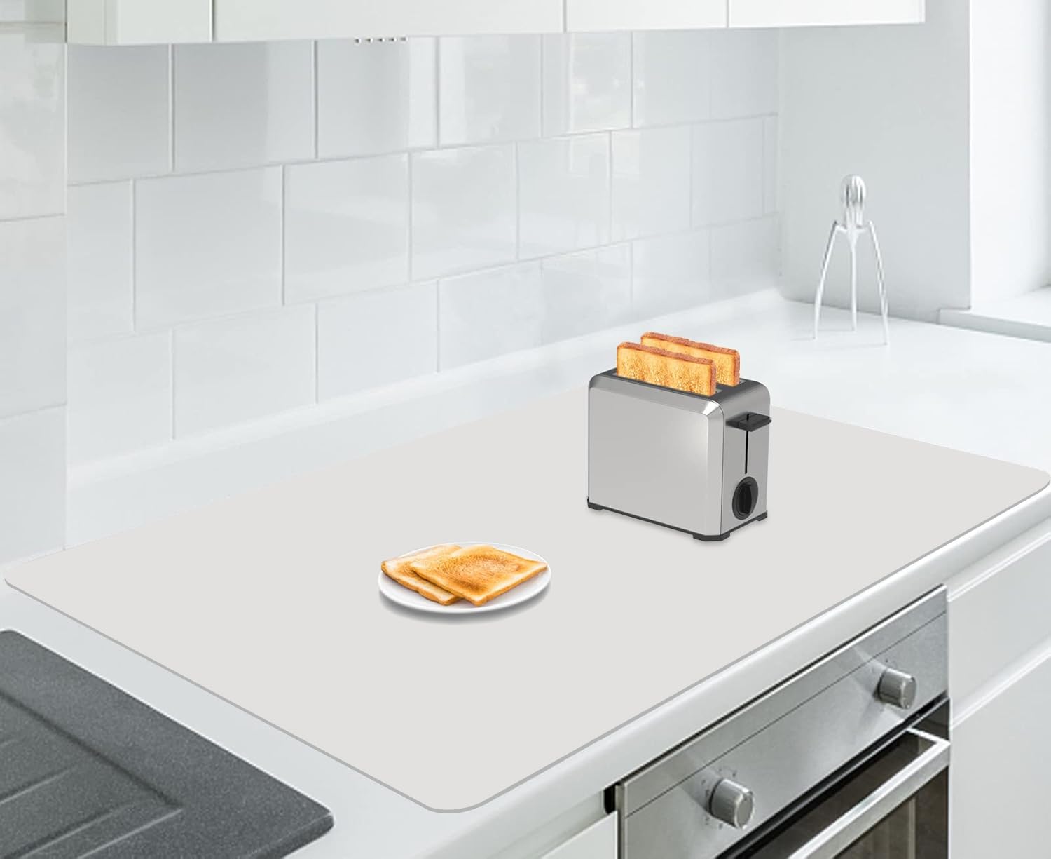 

Aechy Kitchen Countertop Protection Silicone Extra x дюймов x 60 Кухонная столешница дюймов Температура Компактный светло-серый коврик, Коврик, Большой, 35,4 23,4 (90