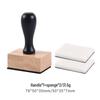 Wooden Handle Coloring Sponge Stamp for DIY Journal Ink Pad Blending