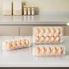 Large Capacity Fridge Egg Holder 10 Grids Egg Fresh-keeping Case Egg Organizer  for Kitchen