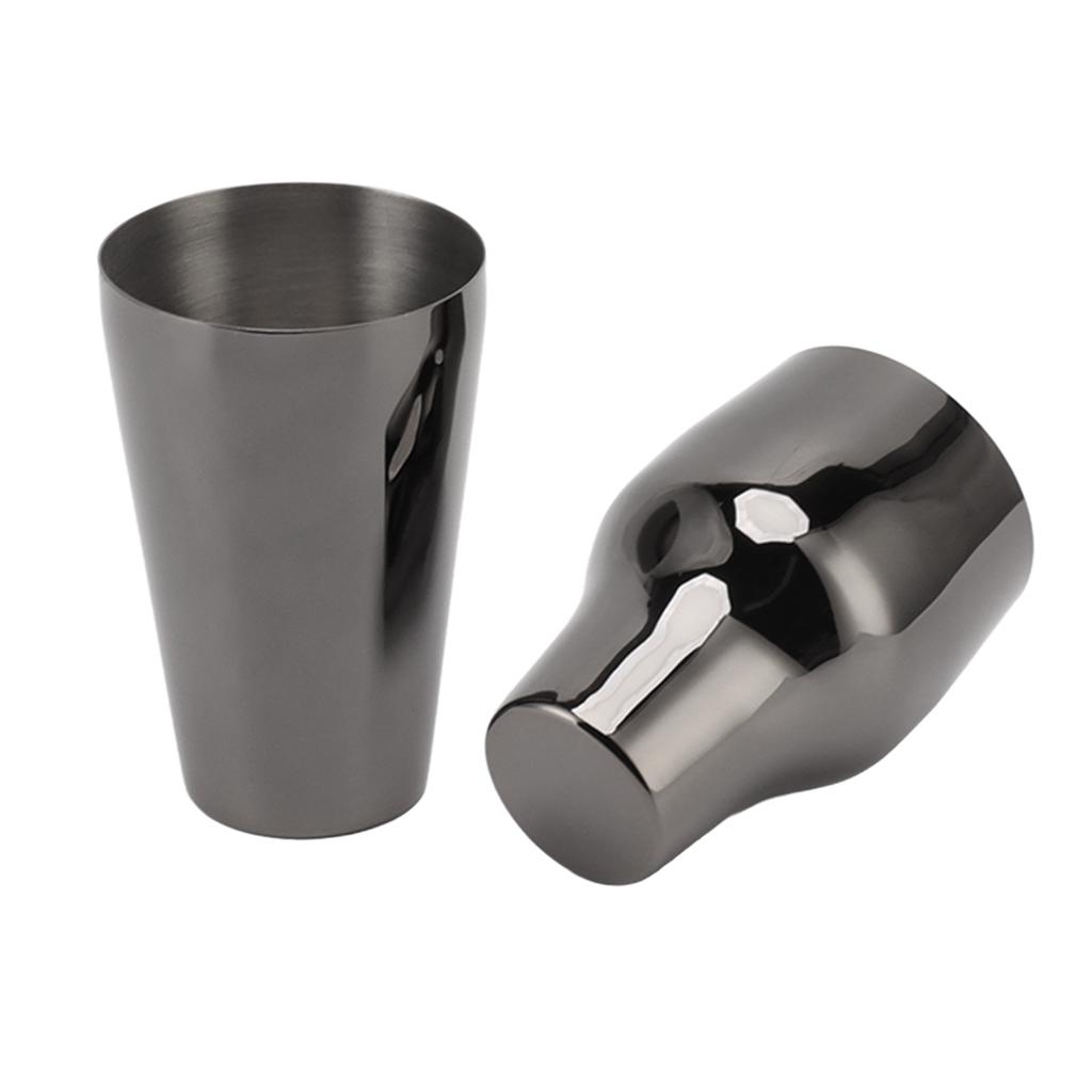 Stainless Steel Drink Shaker French Style 2 Section Martini Mixer Drink Shaker for Bar Home Camping Picnic Dazzling