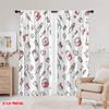 2pcs,2D plane printing Minimalist Curtains Hospital Medical Polyester Fabric (without rod) Home Decor Ldeal for Living Room &