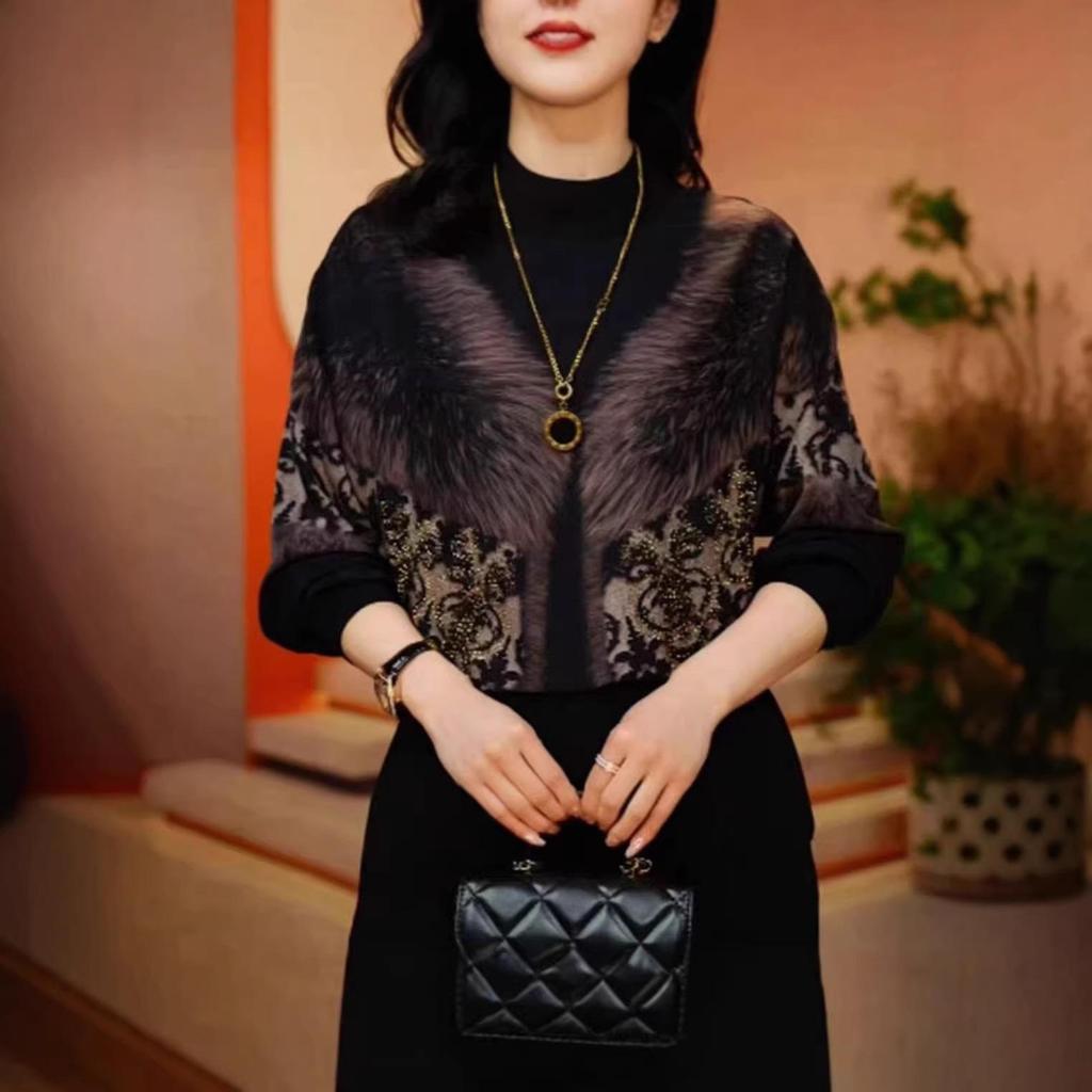 Plus Size Velvet Base Layer: Trendy, Slimming & Versatile for Autumn/Winter
