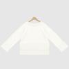 Women's Solid Color Round Neck Bell Sleeve Pullover Knitwear Fashion Short Sweater